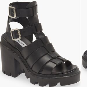 Steve Madden Cosmic Lug Sole Fisherman Sandal size 9 women’s NWOT